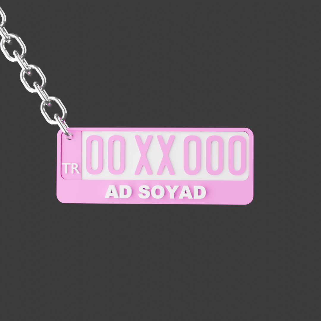 ARACA/KİŞİYE ÖZEL PLAKA MİNİ SERİSİ